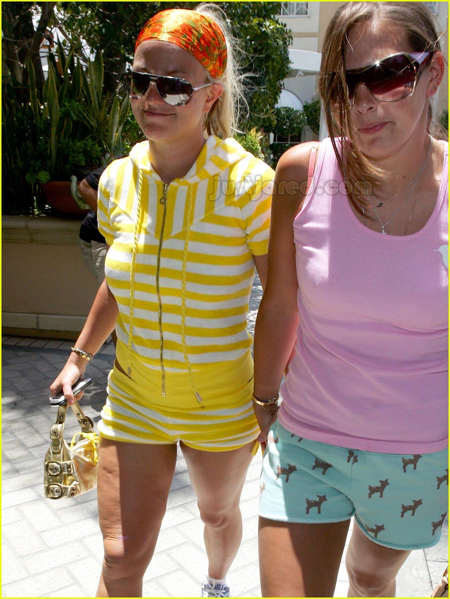 Britney Gone Wild in Yellow and White