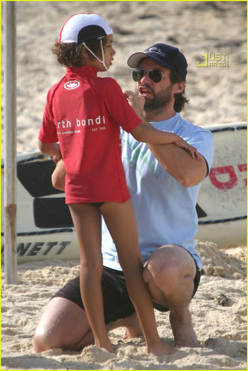 Hugh Jackman is a Beach Bum