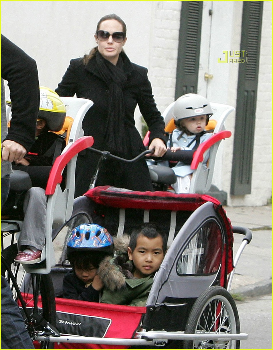 Angelina Jolie: Bicycle Built For Two