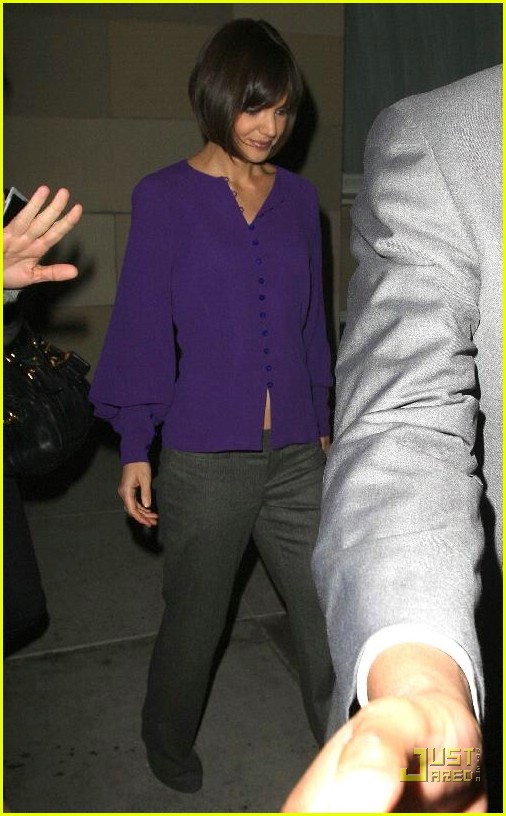 Katie Holmes is Purplelicious
