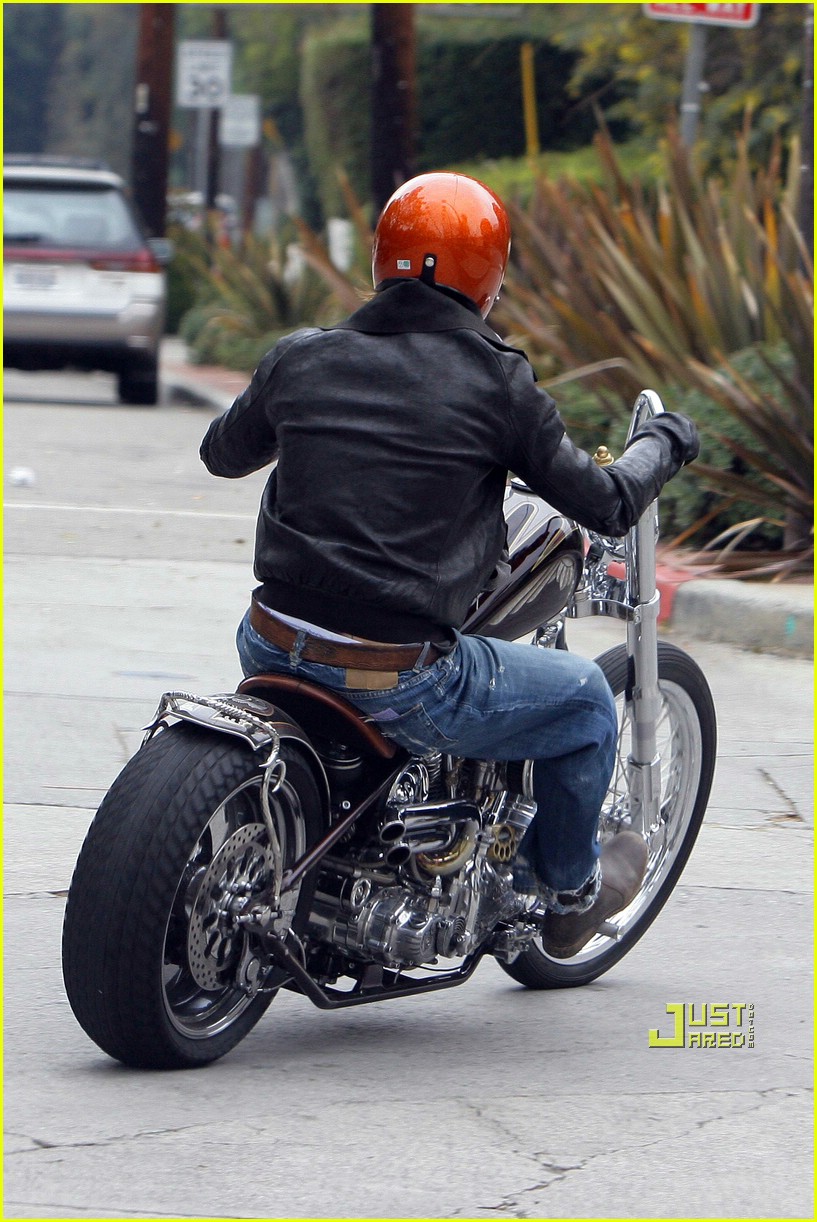 Brad Pitt is Motorcycle Man