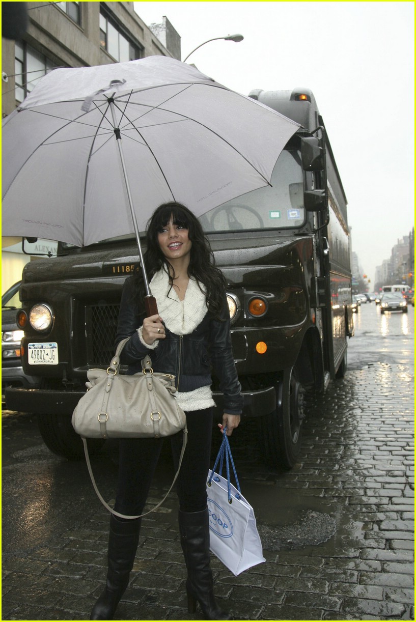 Vanessa Hudgens Has Blunt Bangs