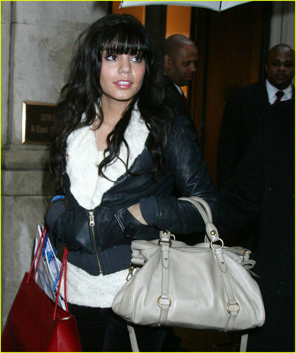 Vanessa Hudgens Has Blunt Bangs