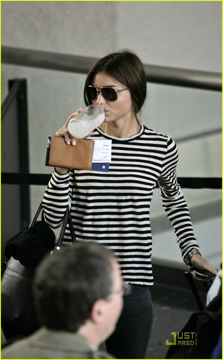 Miranda Kerr's LAX Lift-Off