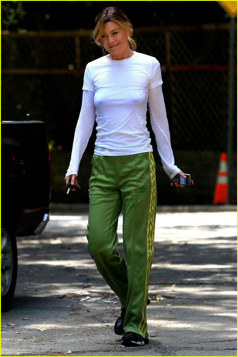 Ellen Pompeo is the Exercise Queen