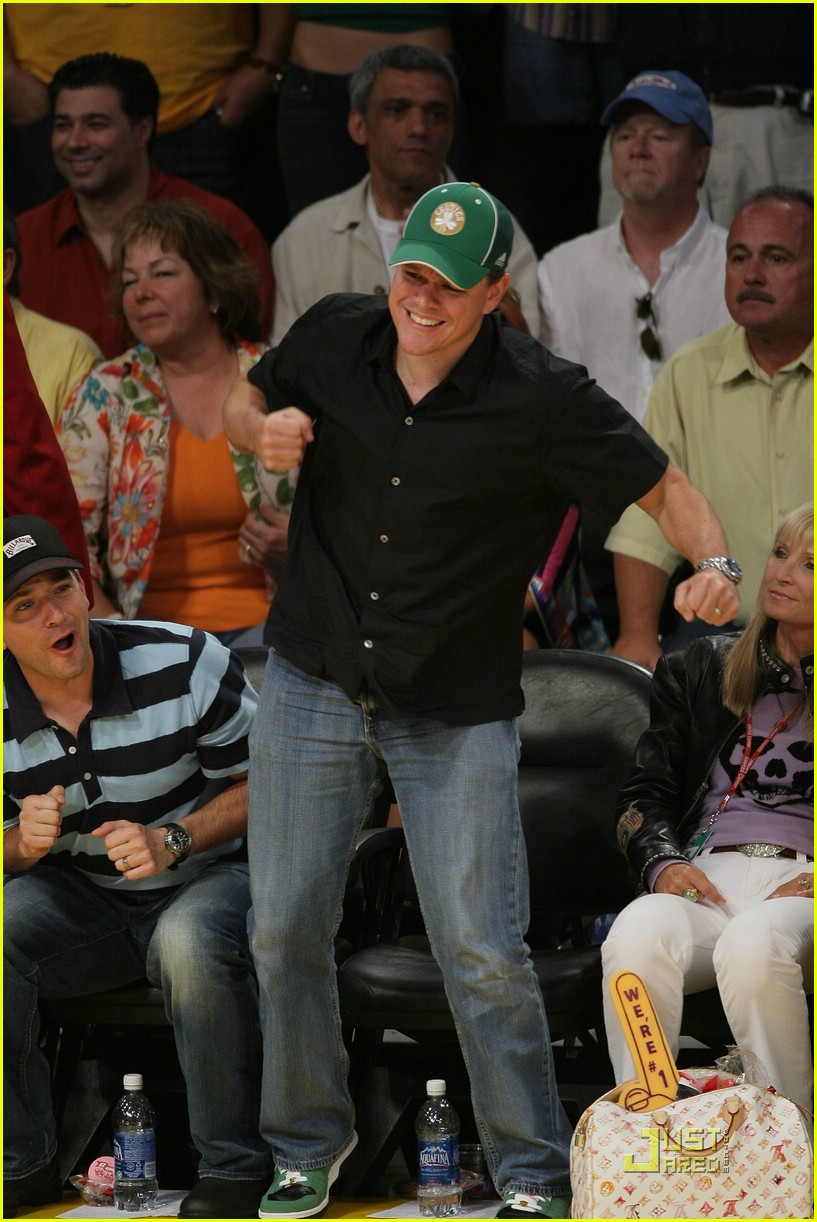 Matt Damon: Lose, Lakers, Lose!