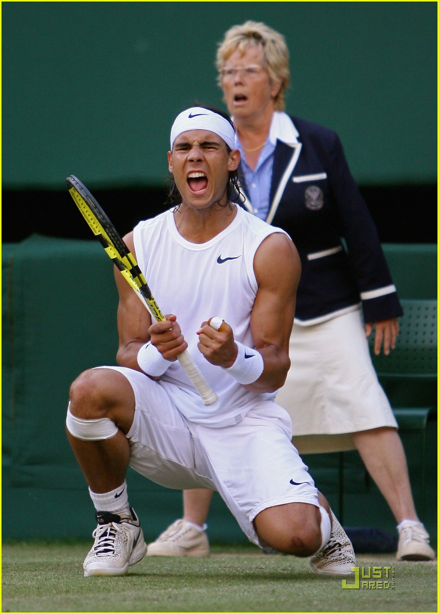 Rafael Nadal Wins Wimbledon 2008