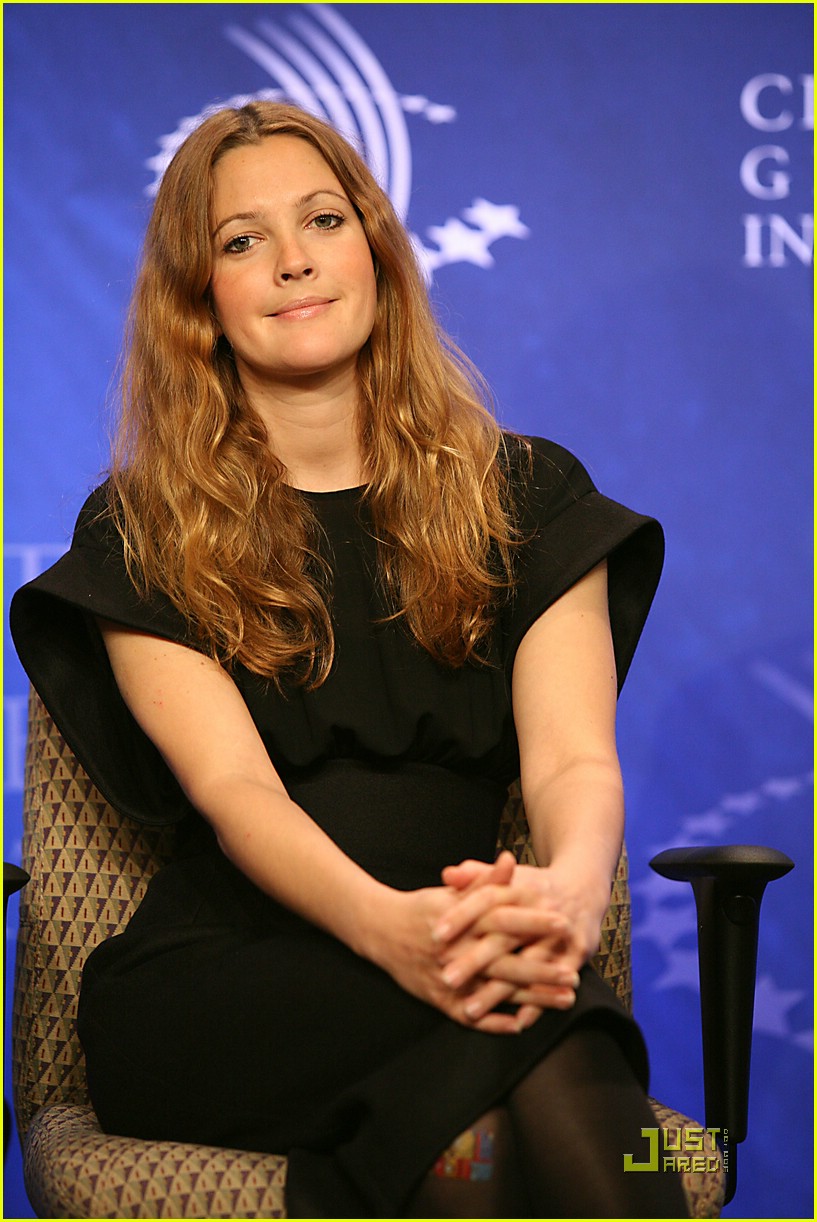 Drew Barrymore Fills The Cup