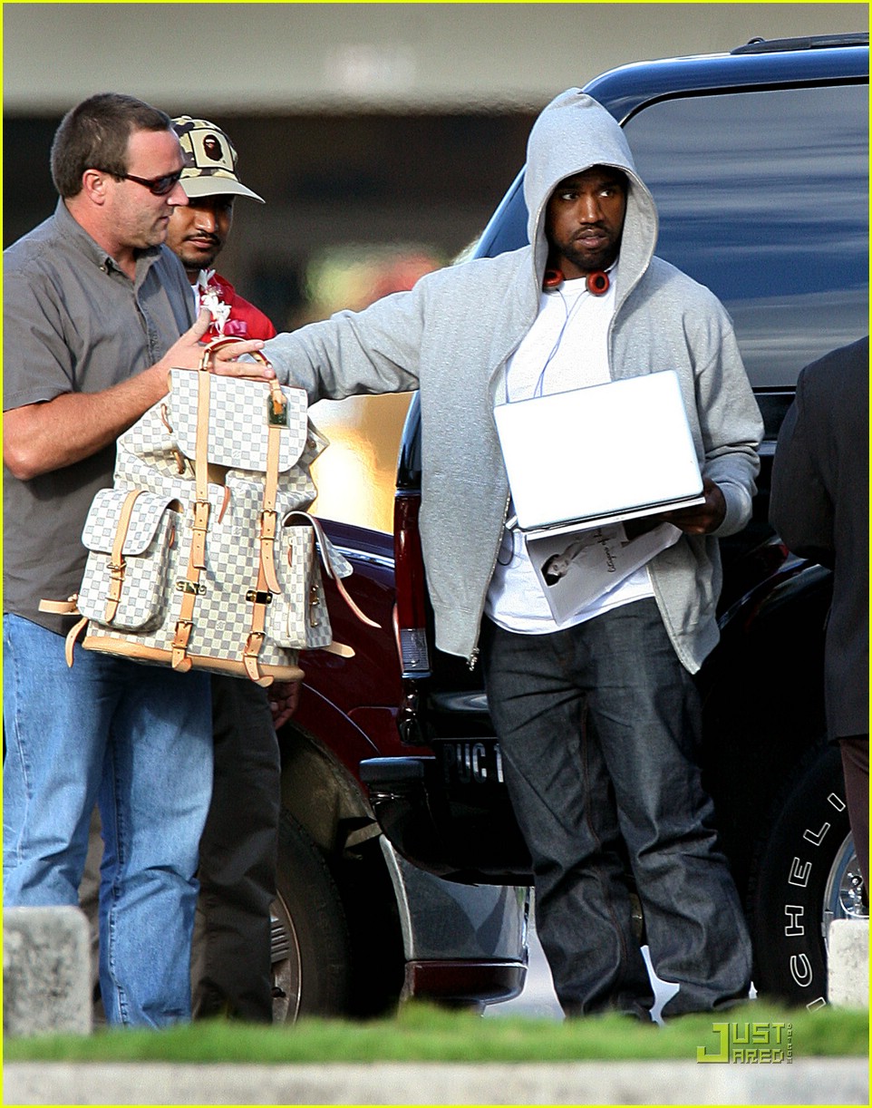 kanye west louis vuitton backpack 1 of 1 "Robot Face" Buy Kanye West x Louis