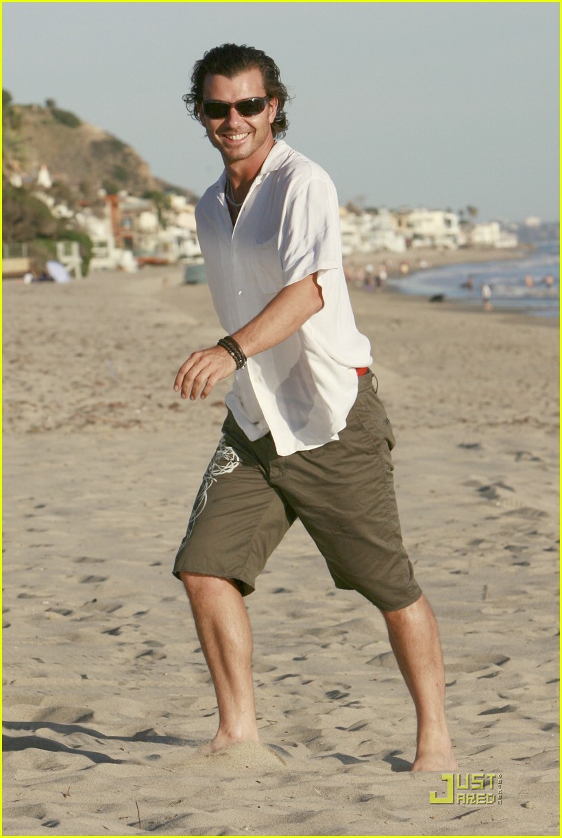 Kingston Rossdale's Father-Son Beach Bonding