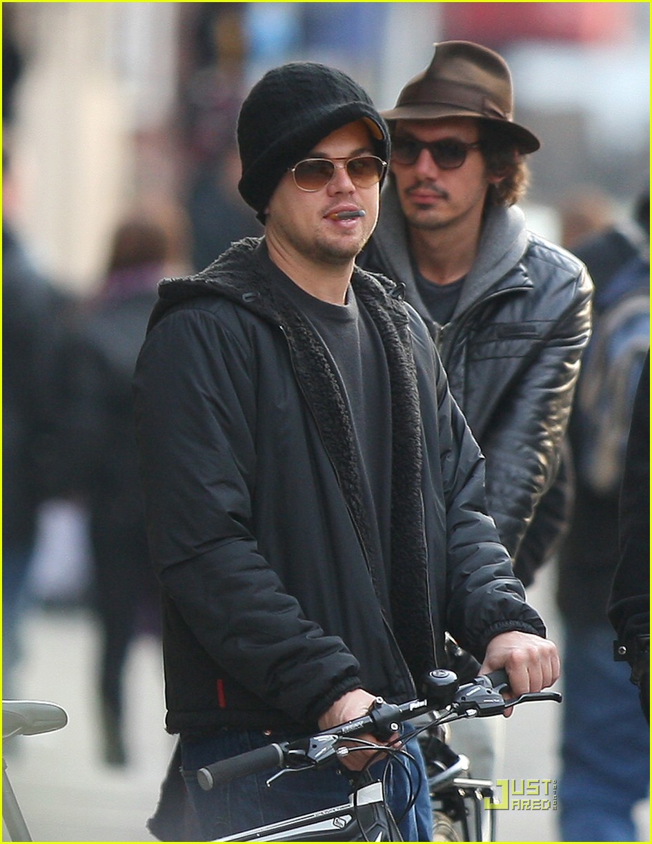 Leonardo DiCaprio is a Smoking Cyclist - Just Jared - Celebrity News and  Gossip