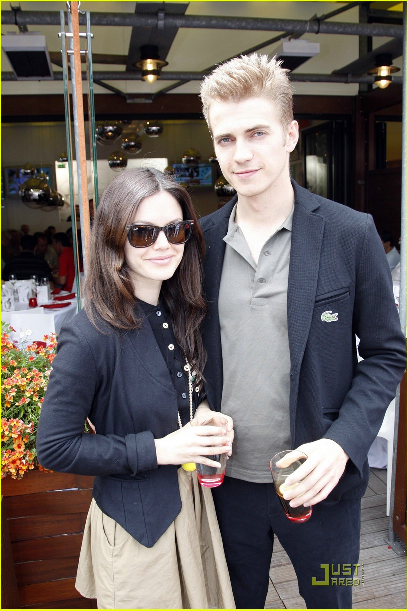 Rachel Bilson & Hayden Christensen: French Open PDA!