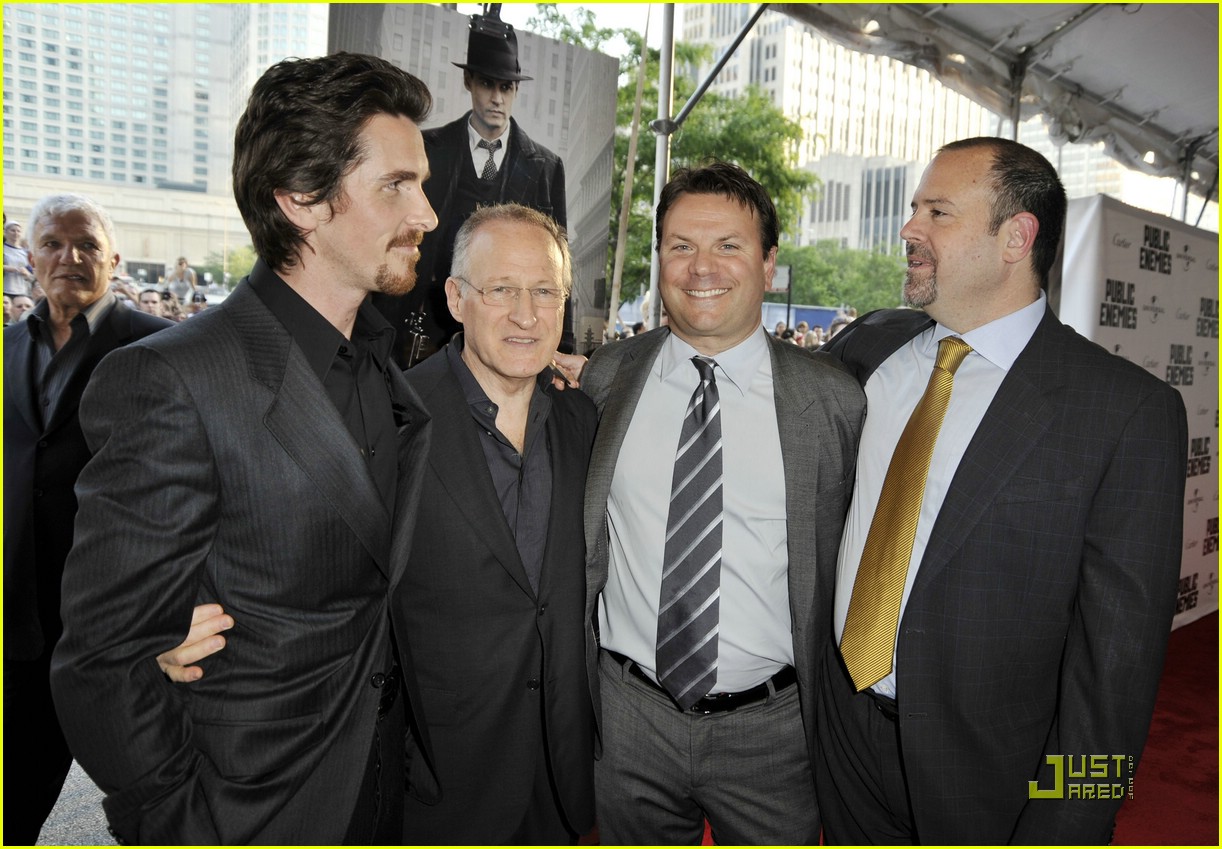 Christian Bale Premieres Public Enemies