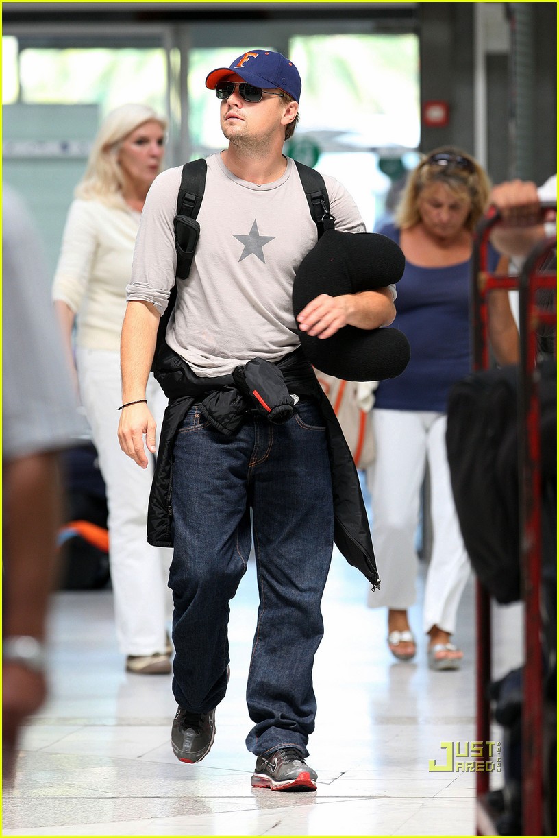 Leo DiCaprio Needs Neck Pillow Support
