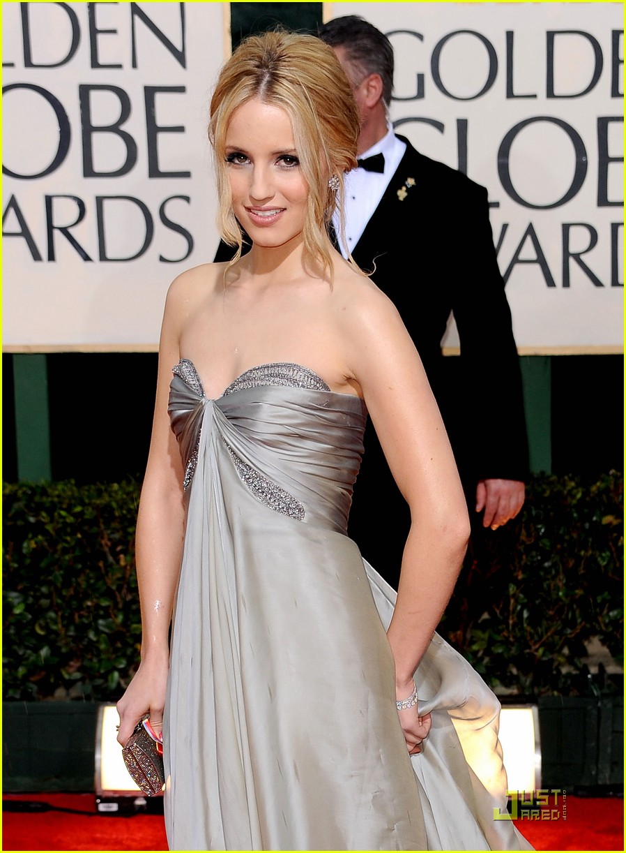 Jayma Mays & Dianna Agron - Golden Globes 2010 Red Carpet