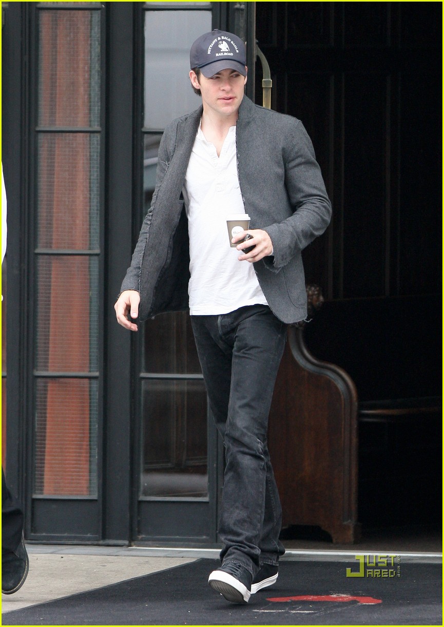 Chris Pine: Nittany and Bald Boy