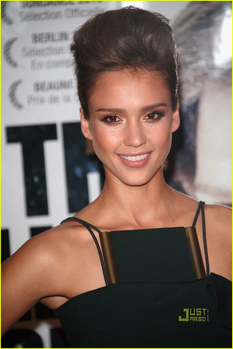 Jessica Alba Premieres 'The Killer Inside Me' in Paris