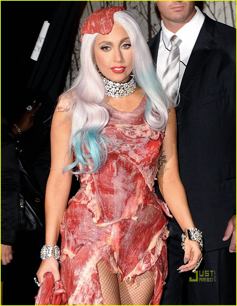 Lady Gaga Explains Meat Dress Meaning  Just Jared  Celebrity News and  Gossip | Entertainment