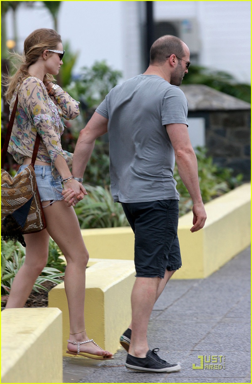 Rosie Huntington-Whiteley & Jason Statham: St. Barts Boat Ride