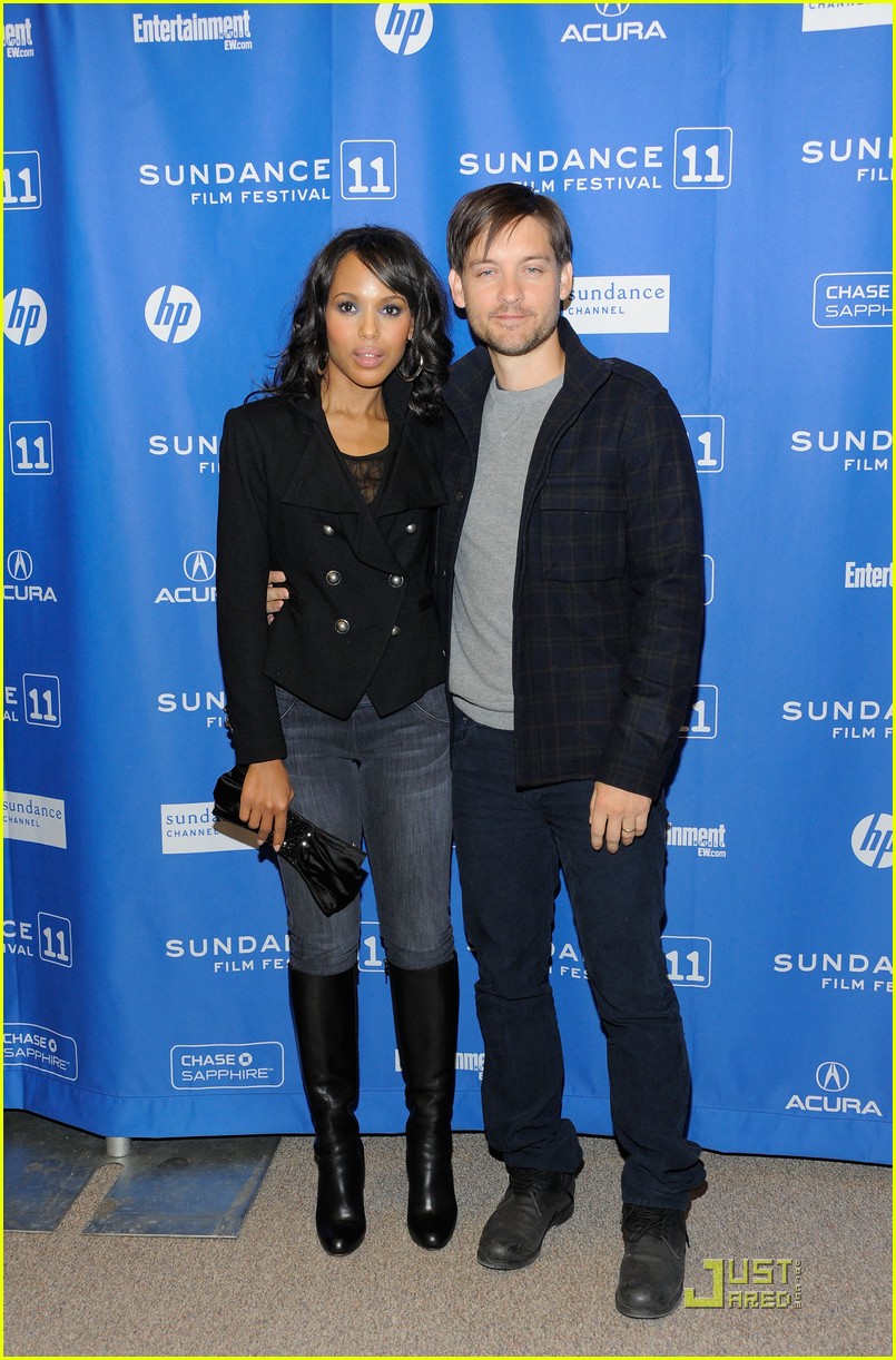 Tobey Maguire & Kerry Washington: 'The Details' Premiere!