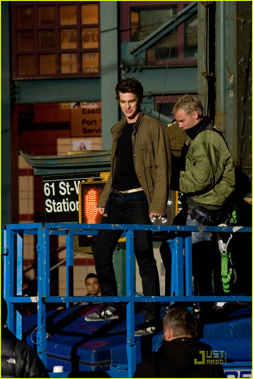 Andrew Garfield: 'Spider-Man' Filming with Martin Sheen!