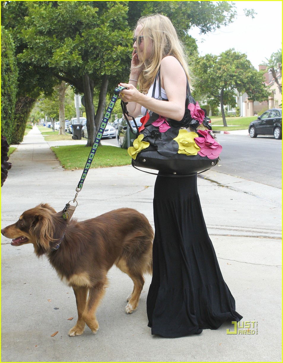 Amanda Seyfried: Sheer Stroll with Finn
