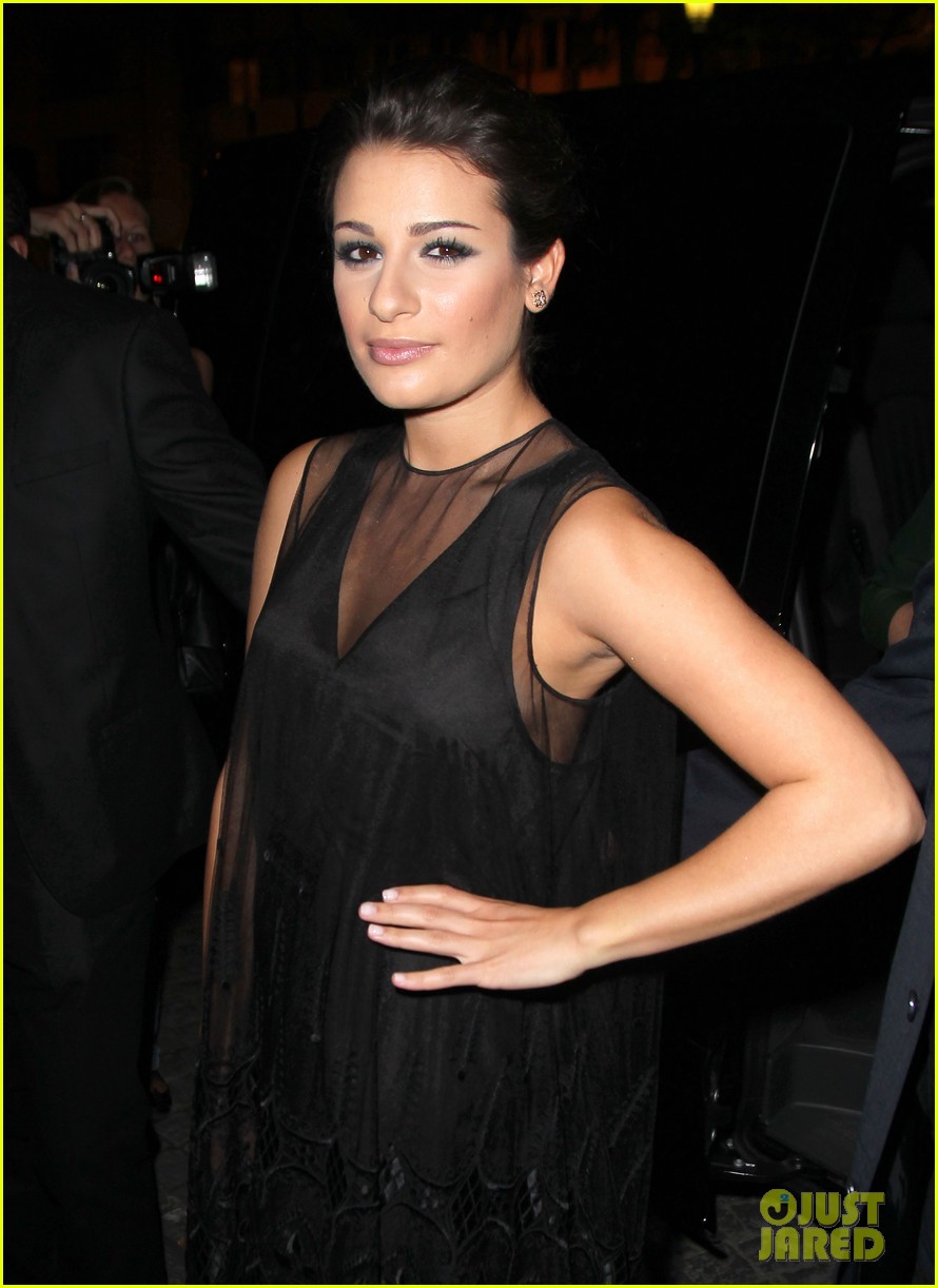 Lea Michele: Hogan After Party Pretty!