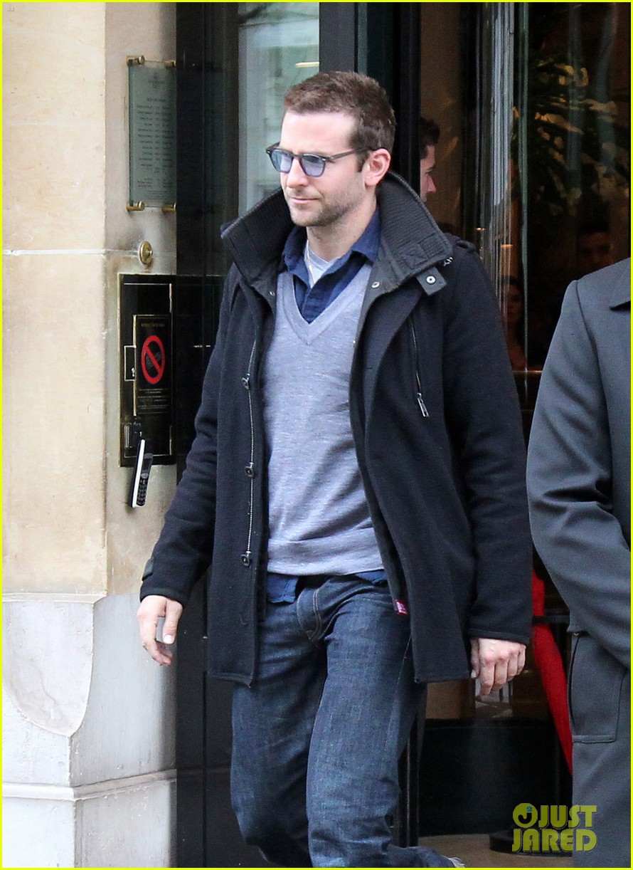 Bradley Cooper: Ralph Lauren Lunch in Paris
