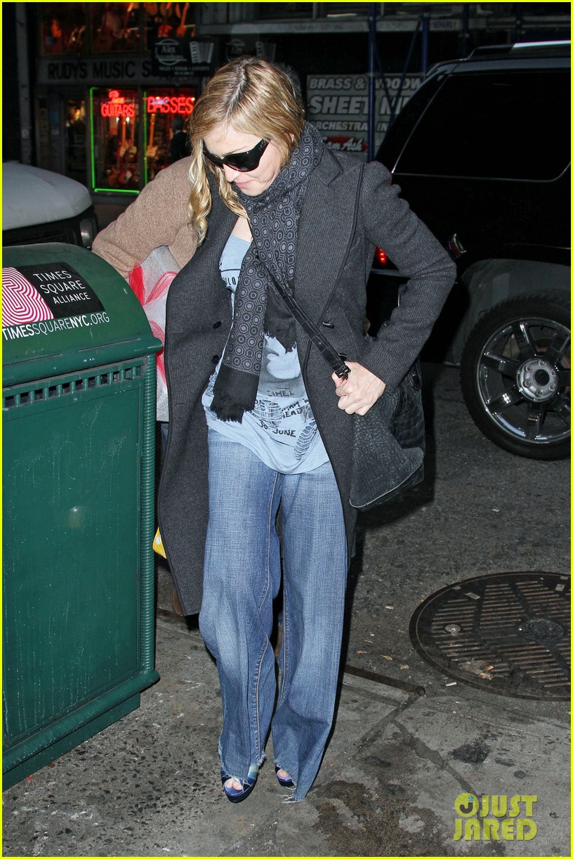 Madonna Bundles Up in NYC