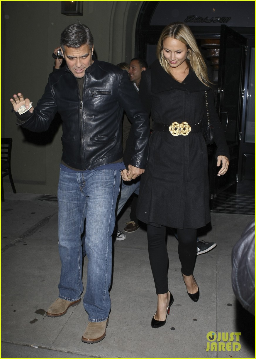 George Clooney & Stacy Keibler: Dinner at Craig's!