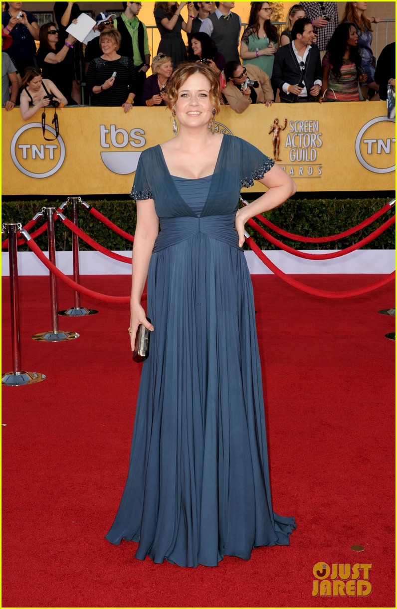 Jenna Fischer - SAG Awards 2012 Red Carpet - Just Jared - Celebrity News  and Gossip | Entertainment