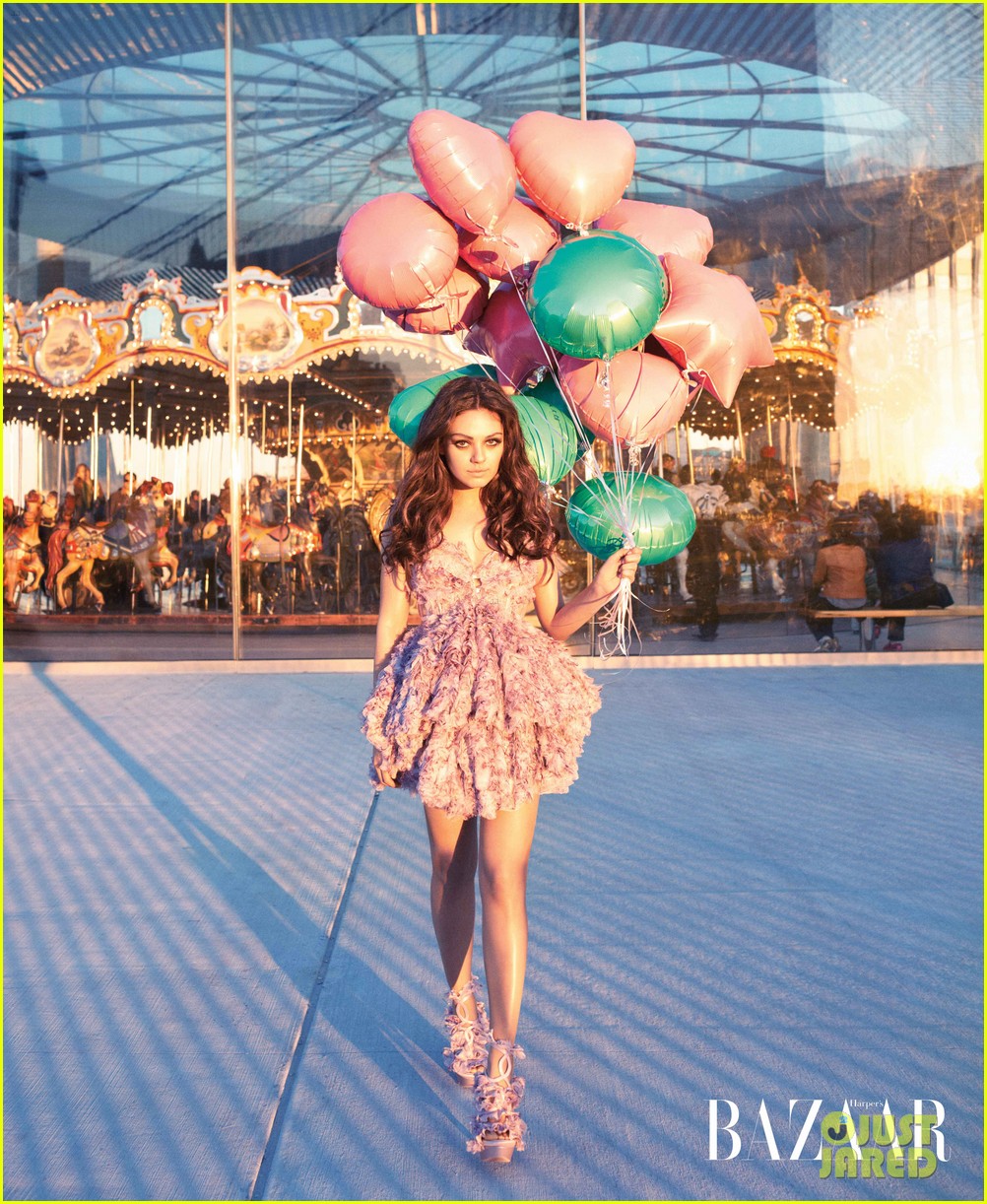 Mila Kunis Covers 'Harper's Bazaar' April 2012