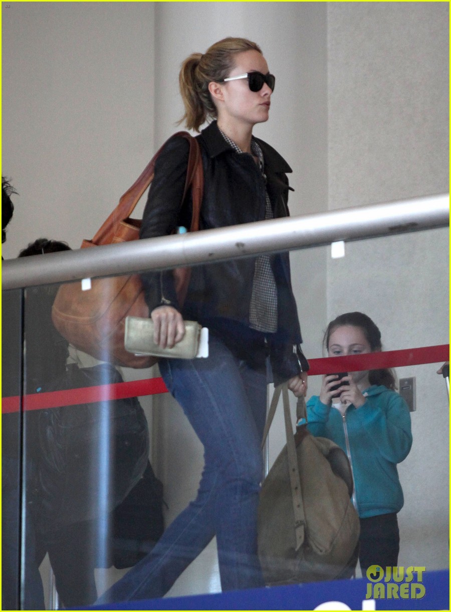 Olivia Wilde: Blonde Babe at LAX