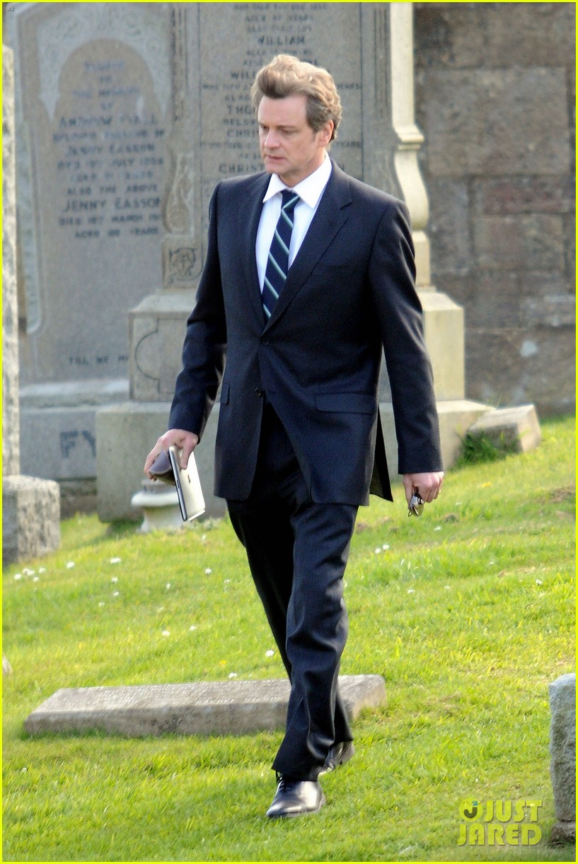Nicole Kidman: Cemetery Scenes for 'Railway Man'!