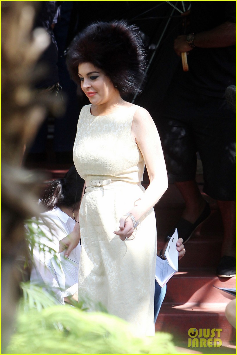 Lindsay Lohan: 'Liz & Dick' Vintage Look!