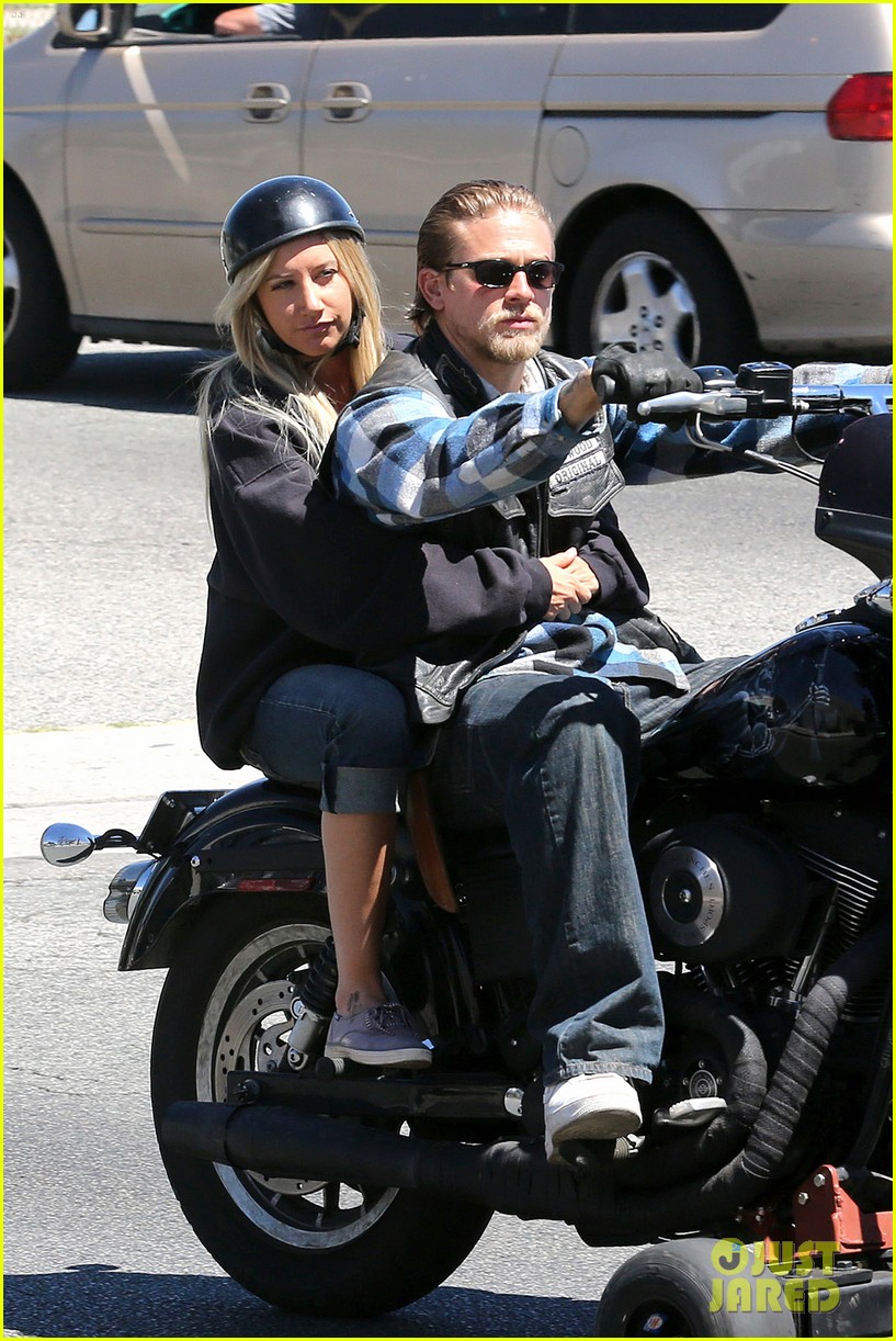 Ashley Tisdale & Charlie Hunnam: 'Sons of Anarchy' Set!