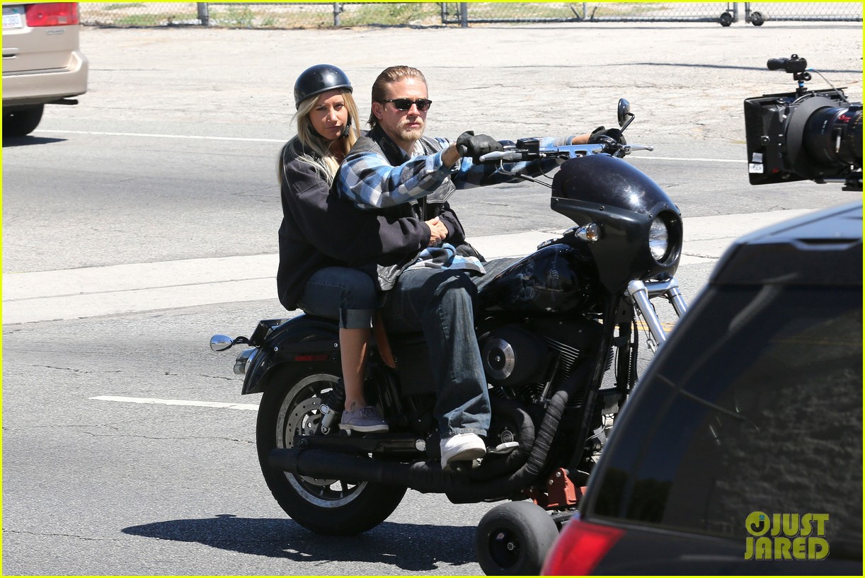 Ashley Tisdale & Charlie Hunnam: 'Sons of Anarchy' Set!