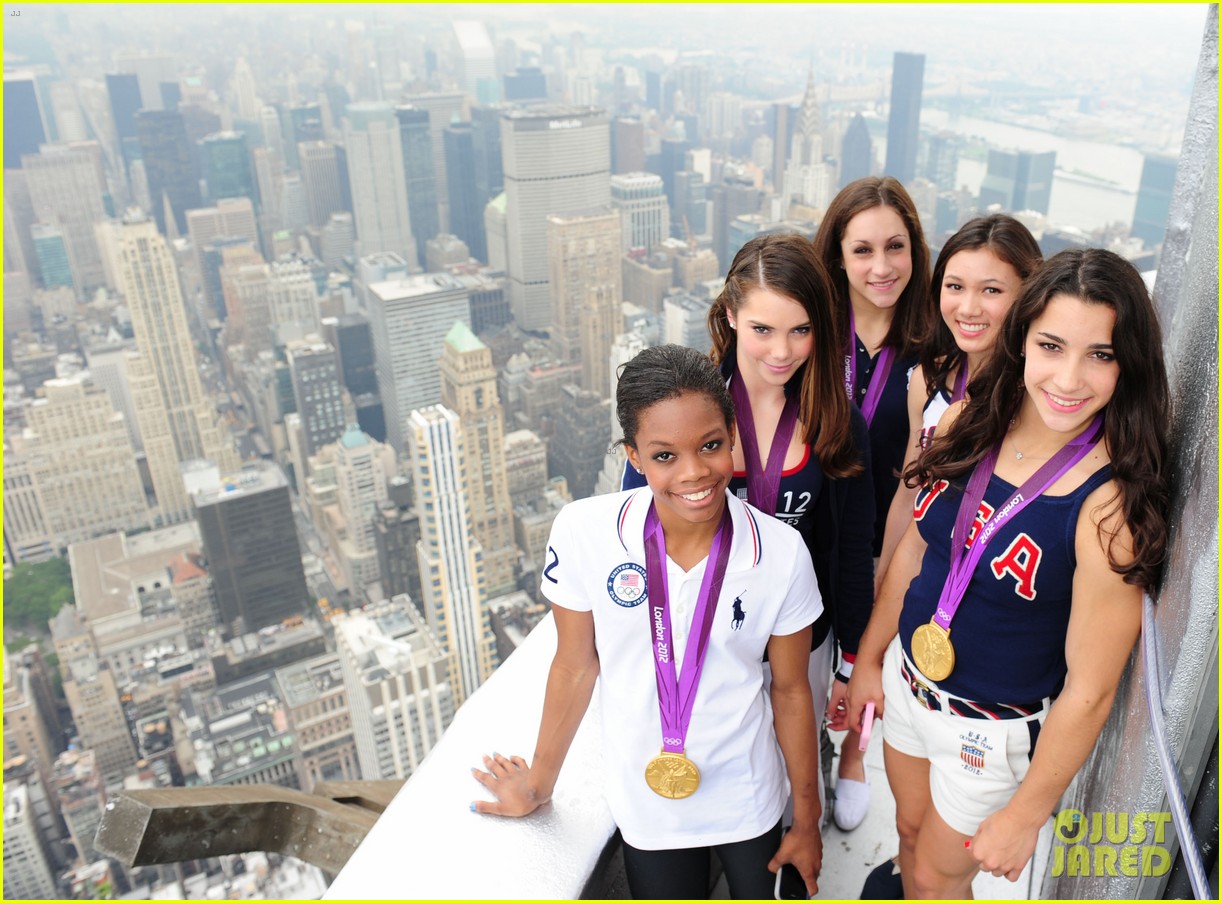 Fierce Five Light Up Empire State Building