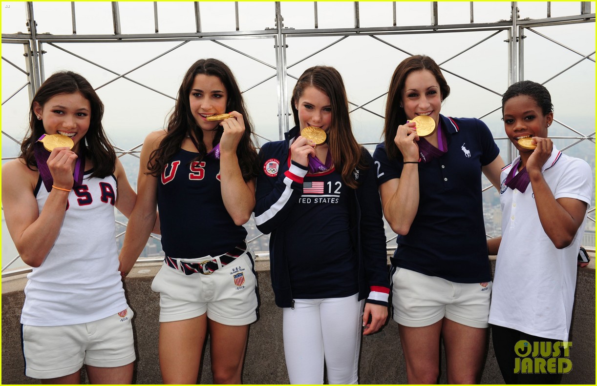 Fierce Five Light Up Empire State Building