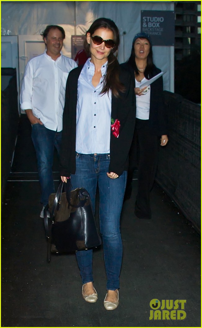 Katie Holmes: Lincoln Center with Jeanne Yang!