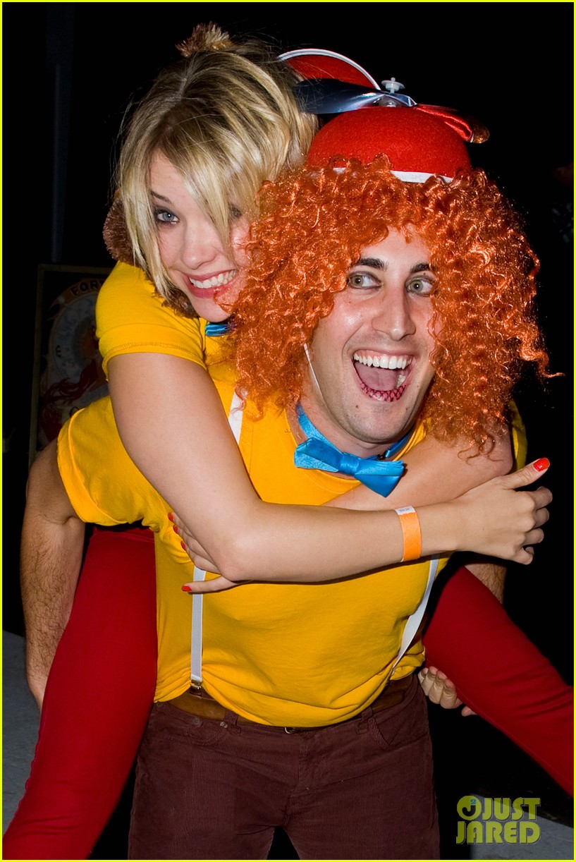 Ashley Benson & Chord Overstreet - Just Jared Halloween Party 2012
