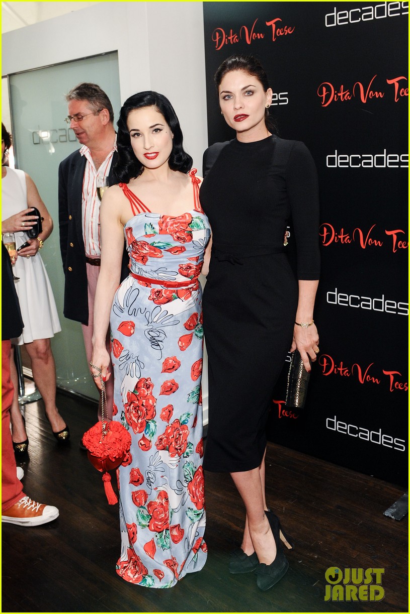 Dita Von Teese Launches Clothing Line in Los Angeles