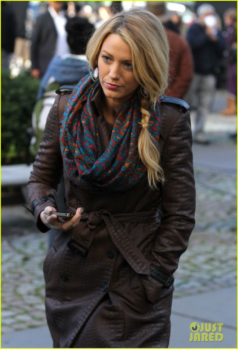 Blake Lively: 'Gossip Girl' Set with Leighton Meester & Ed Westwick!