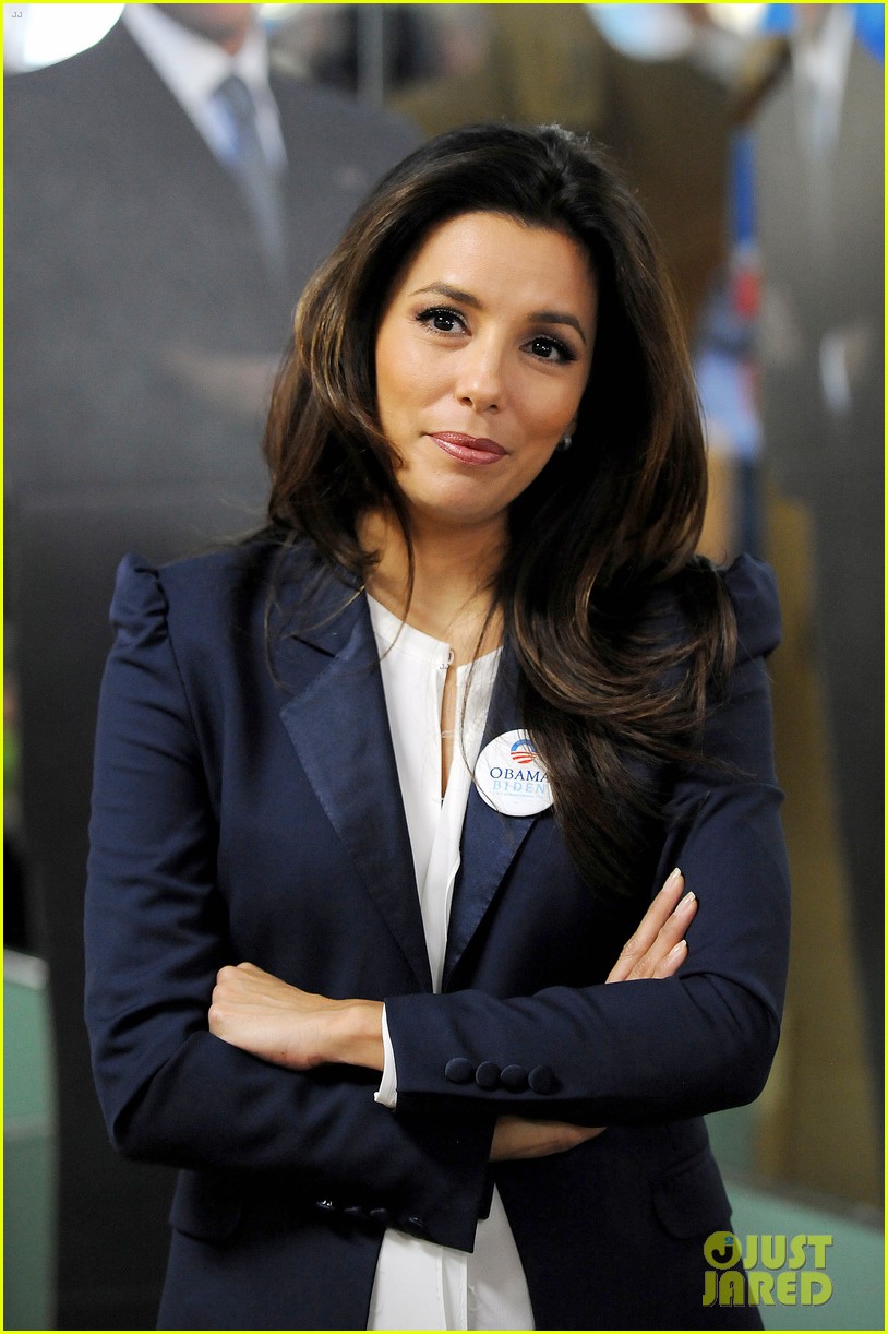 Eva Longoria Campaigns for Obama in West Palm Beach