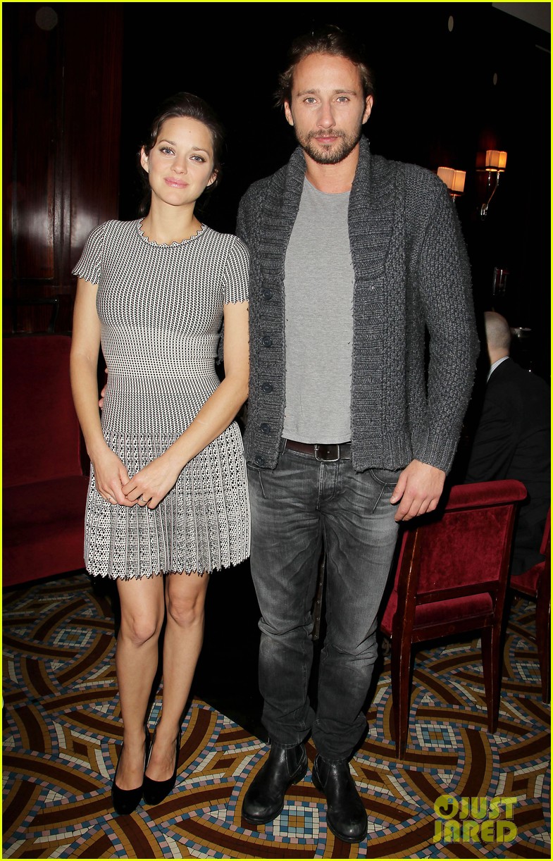 Marion Cotillard: 'Rust & Bone' Lunch with Matthias Schoenaerts!