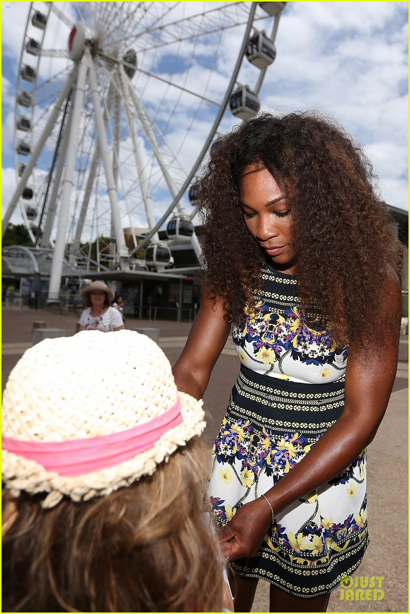 Serena Williams: Brisbane International Arrival!