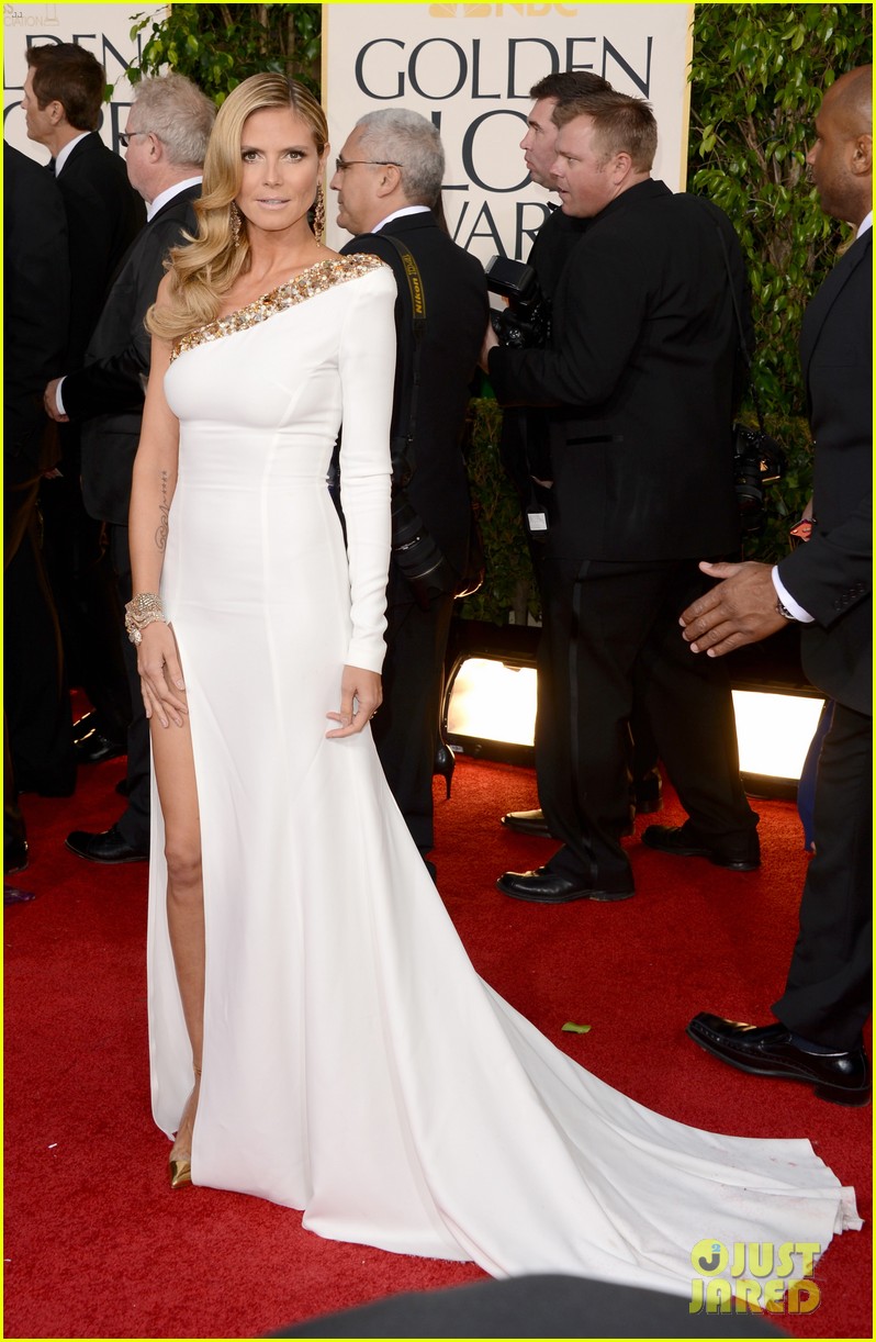 Heidi Klum - Golden Globes 2013 Red Carpet