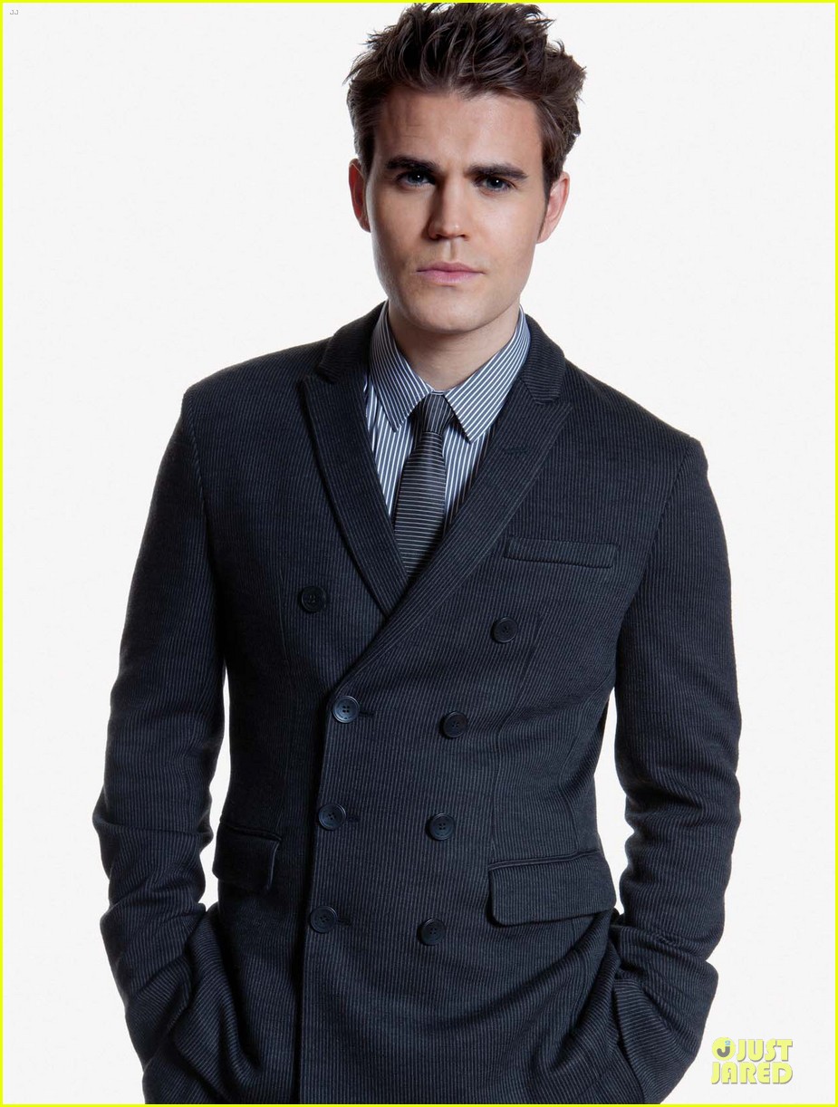 Paul Wesley Bites 'August Man' Magazine January 2013
