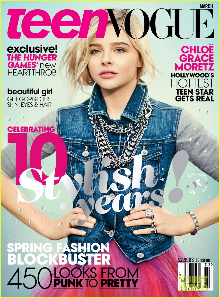Chloe Moretz Covers 'Teen Vogue' March 2013