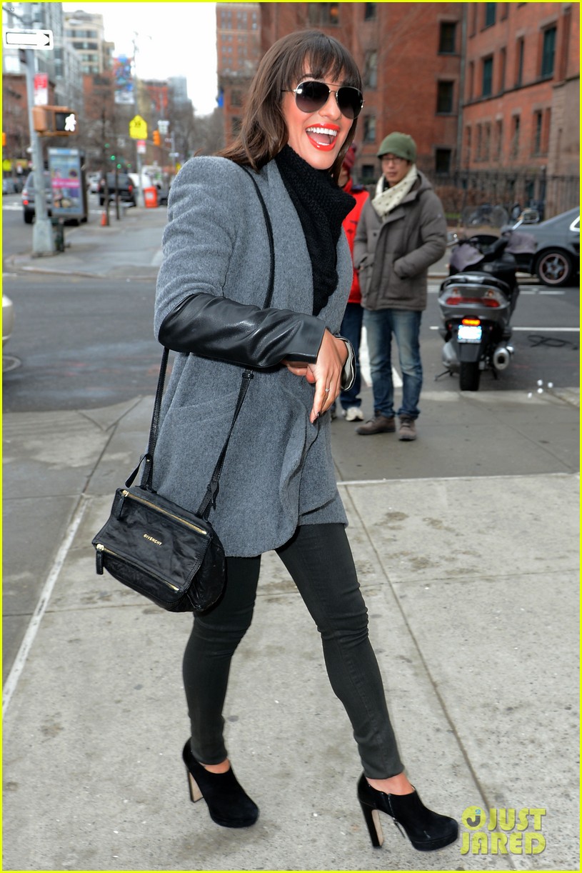 Lea Michele & Cory Monteith: Big Apple Lunch!
